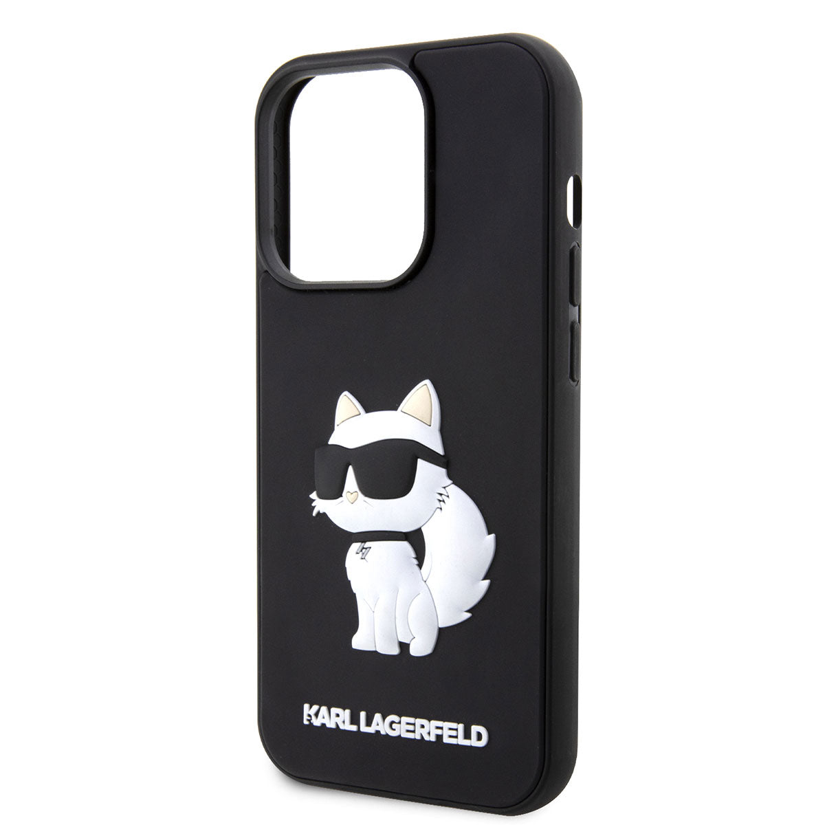 Karl Lagerfeld iPhone 14 Pro Max Kılıf 3D Rubber Choupette Dizayn Telefon Kılıfı - 7