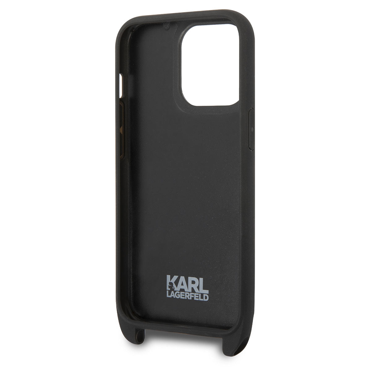 Karl Lagerfeld iPhone 14 Pro Max Kılıf Boyun Askılı Karl Dizayn Kapak - 3