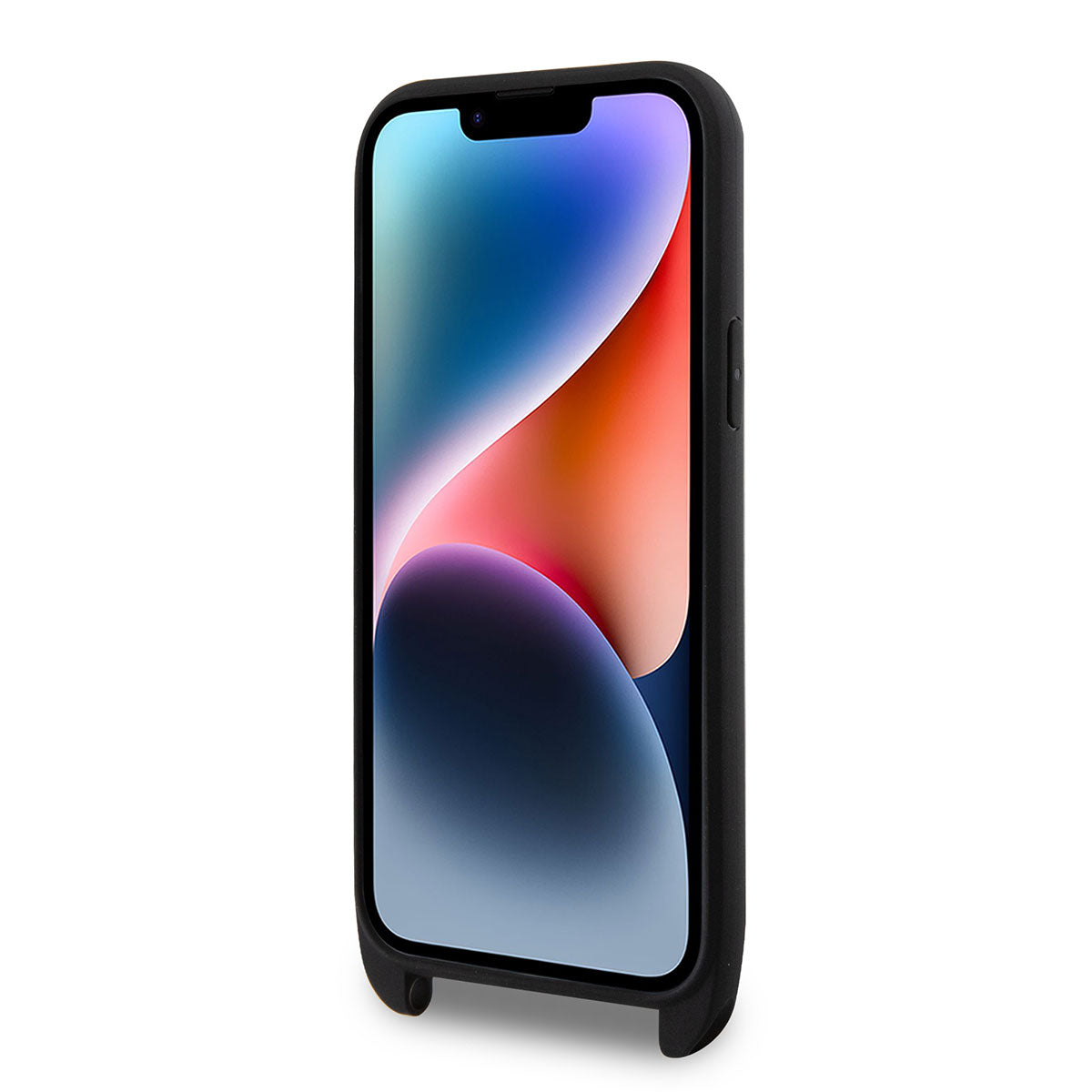 Karl Lagerfeld iPhone 14 Pro Max Kılıf Boyun Askılı Kartlıklı Choupette Dizayn Telefon Kılıfı - 5