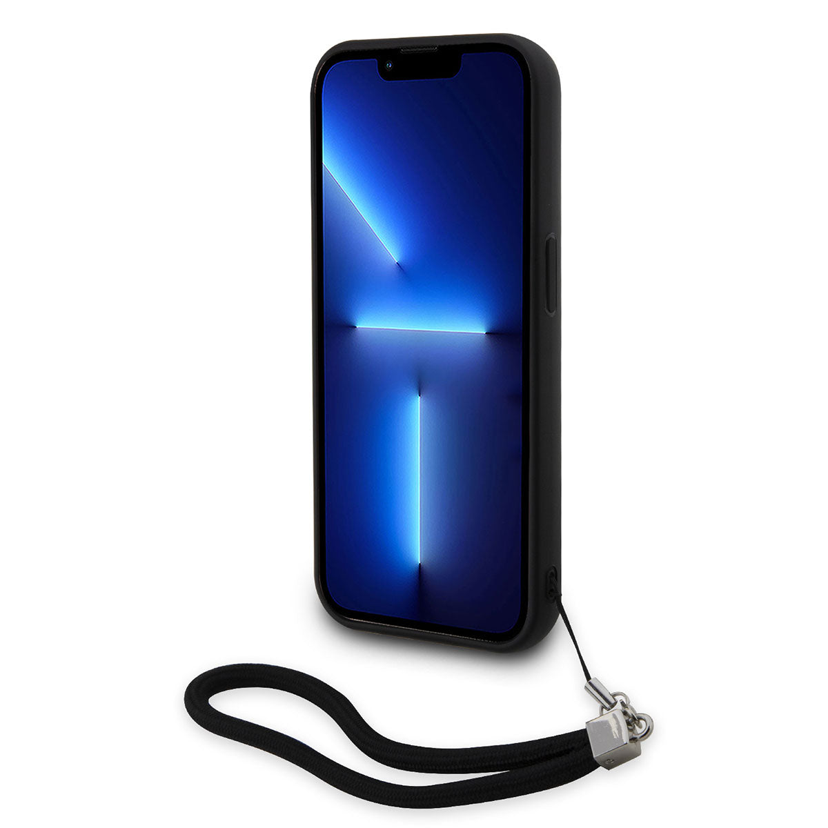 Karl Lagerfeld iPhone 14 Pro Max Kılıf El Askısı İpli Hareketli Pullu Dizayn Telefon Kılıfı - 6