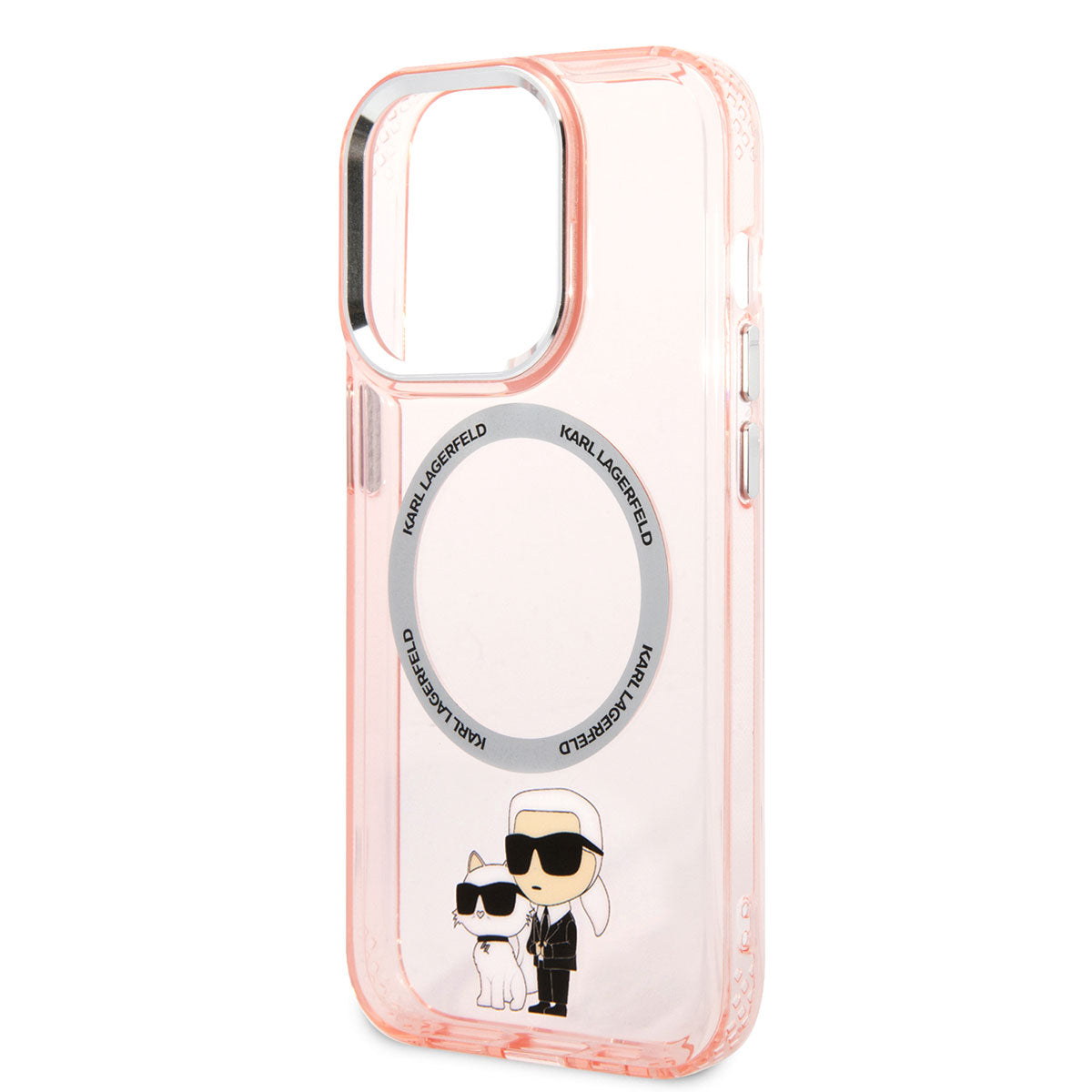 Karl Lagerfeld iPhone 14 Pro Max Kılıf Magsafe Şarj Özellikli K&C Dizayn Telefon Kılıfı - 6