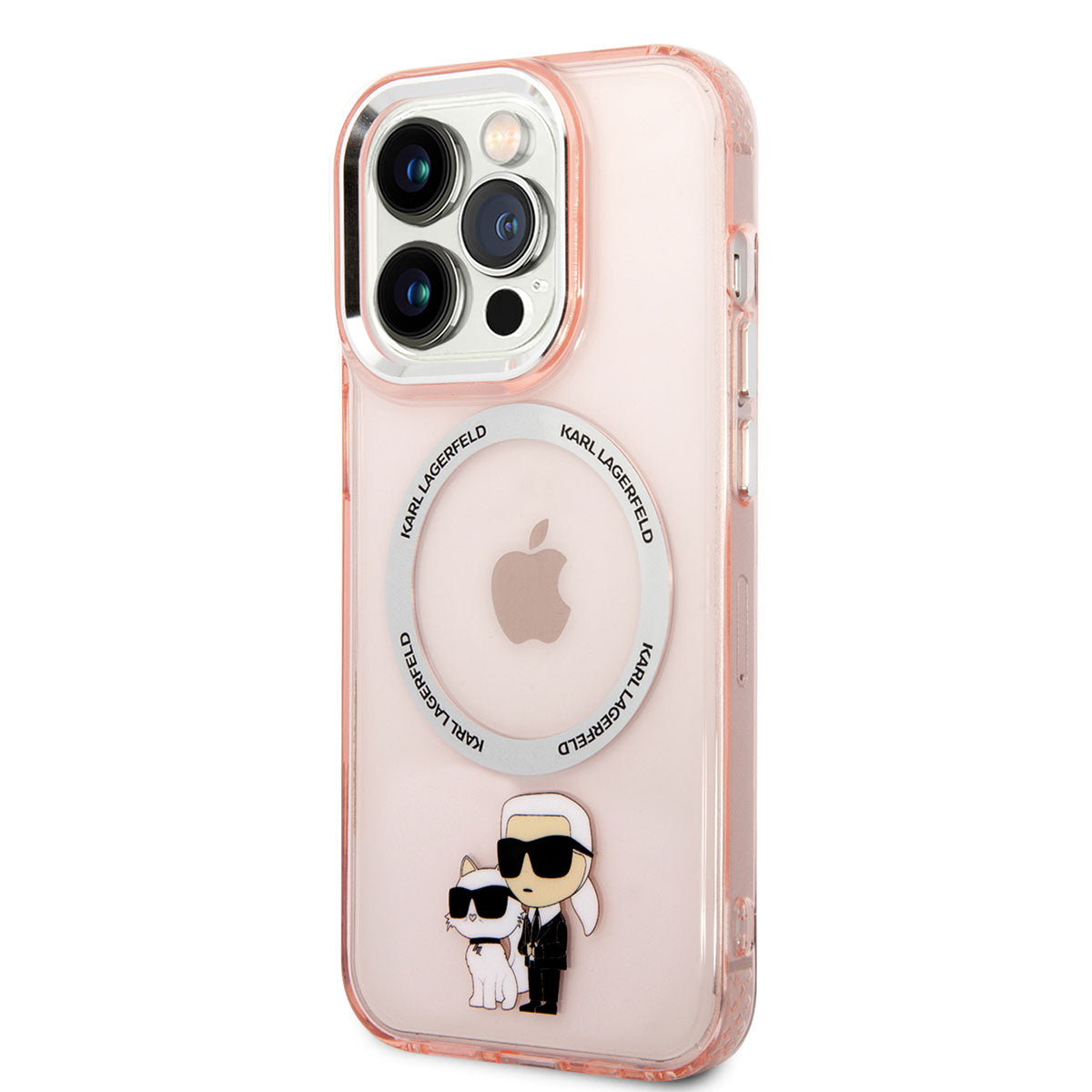 Karl Lagerfeld iPhone 14 Pro Max Kılıf Magsafe Şarj Özellikli K&C Dizayn Telefon Kılıfı - 7