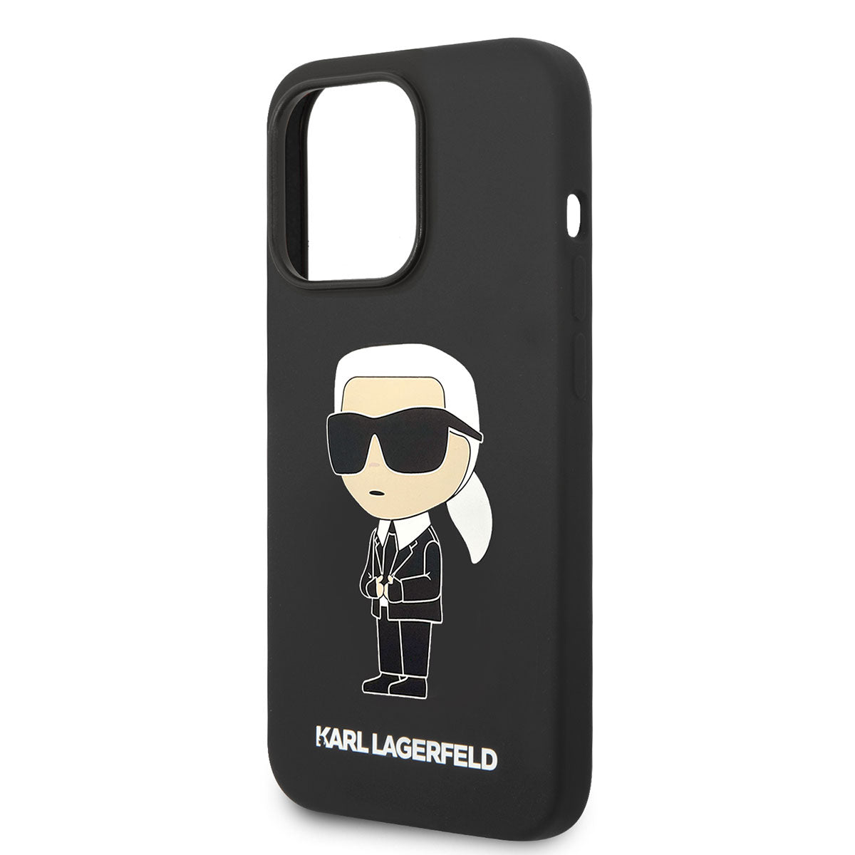 Karl Lagerfeld iPhone 14 Pro Max Kılıf Magsafe Şarj Özellikli Silikon Karl Dizayn Telefon Kılıfı - 5