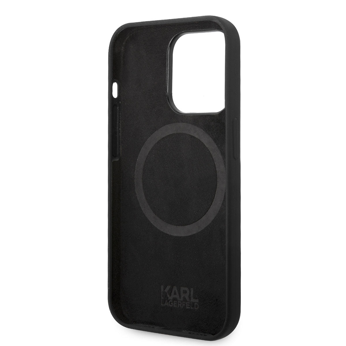 Karl Lagerfeld iPhone 14 Pro Max Kılıf Magsafe Şarj Özellikli Silikon Karl Dizayn Telefon Kılıfı - 6