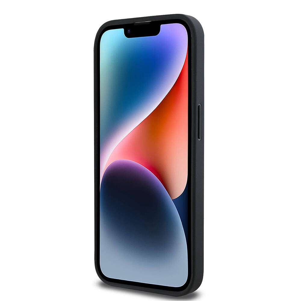 Karl Lagerfeld iPhone 14 Pro Max Orjinal Lisanslı M-safe Şarj Özellikli KL Yazılı Hot Stamp Kılıf