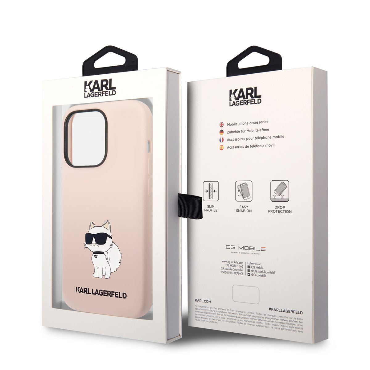 Karl Lagerfeld iPhone 14 Pro Max Silikon Choupette Dizayn Telefon Kılıfı - 4