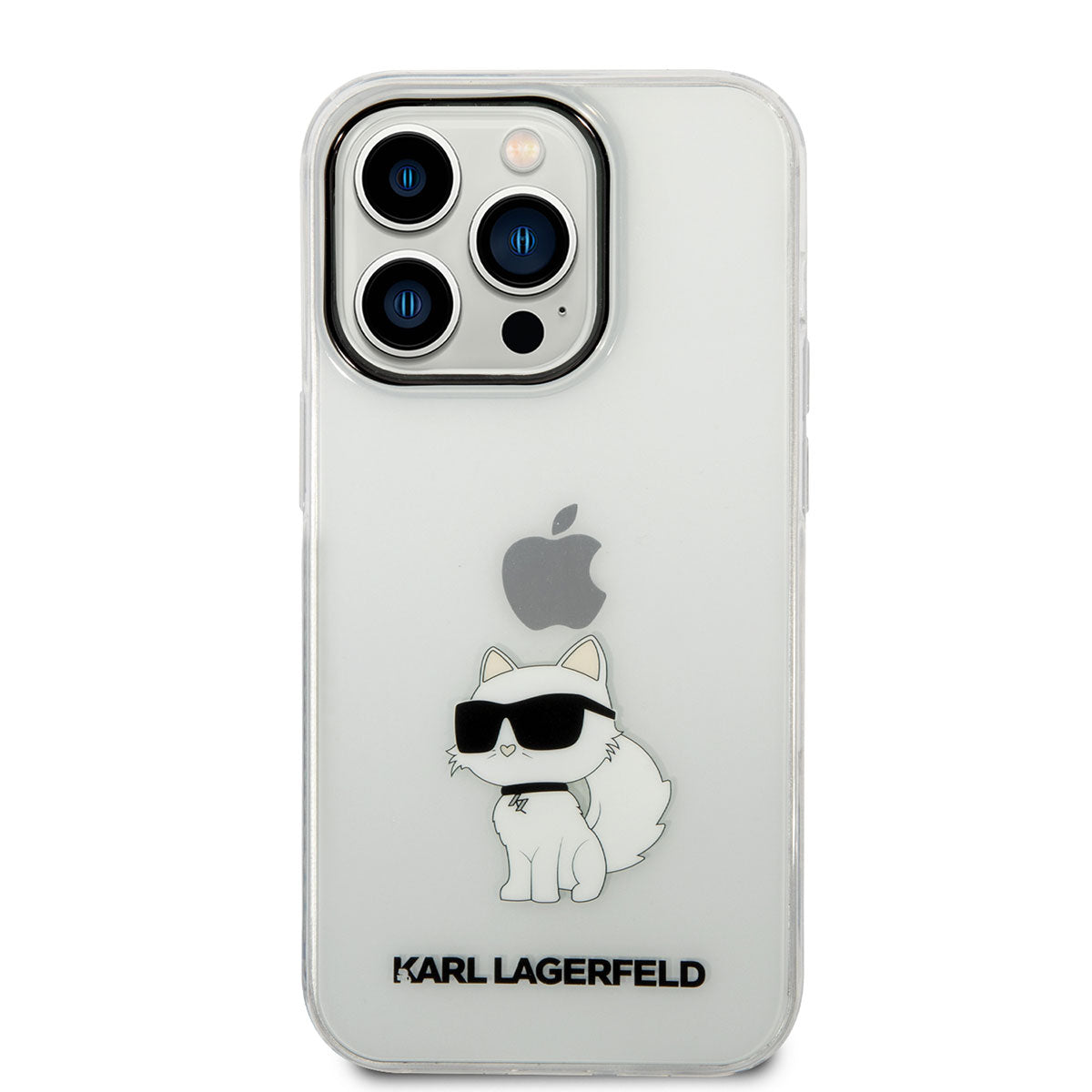 Karl Lagerfeld iPhone 14 Pro Max Transparan Choupette Dizayn Telefon Kılıfı - 4