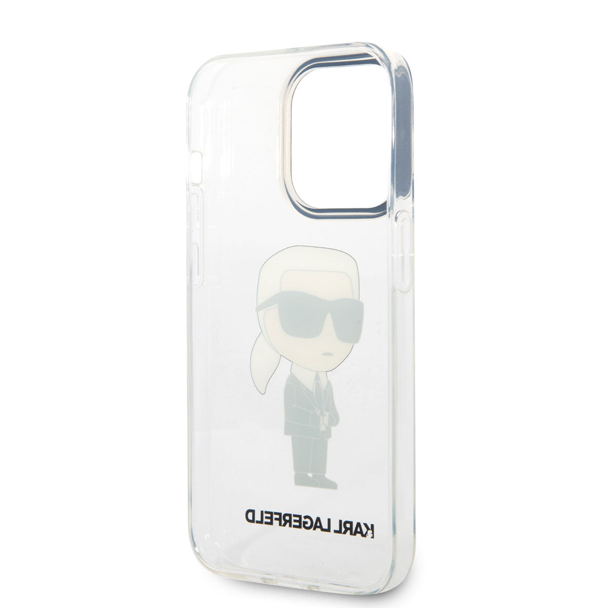 Karl Lagerfeld iPhone 14 Pro Max Transparan İkonik Karl Dizayn Telefon Kılıfı - 2