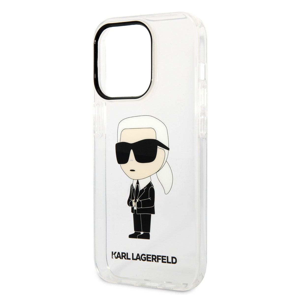Karl Lagerfeld iPhone 14 Pro Max Transparan İkonik Karl Dizayn Telefon Kılıfı - 6