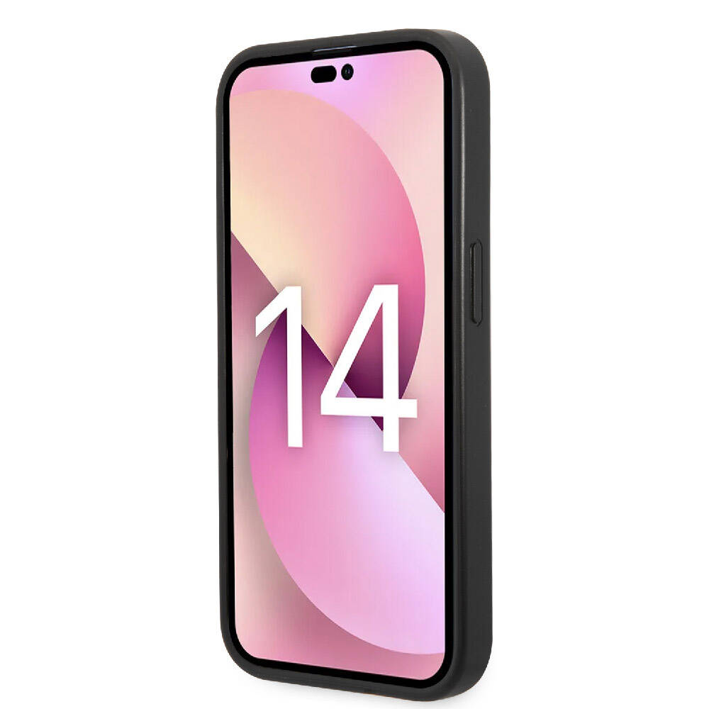 Lacoste iPhone 14 Pro Max Orjinal Lisanslı PU Pike Desenli Arka Yüzey İkonik Timsah Dokuma Logolu Telefon Kılıfı - 19