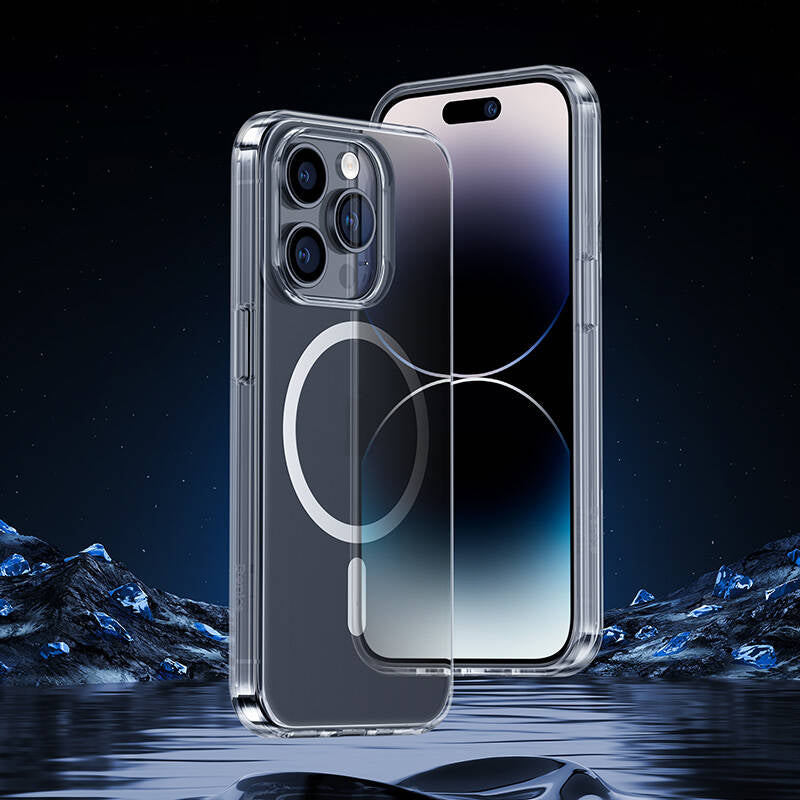 Benks iPhone 14 Pro Max M-safe Şarj Özellikli 1.8mm Ultra İnce Şeffaf Kılıf