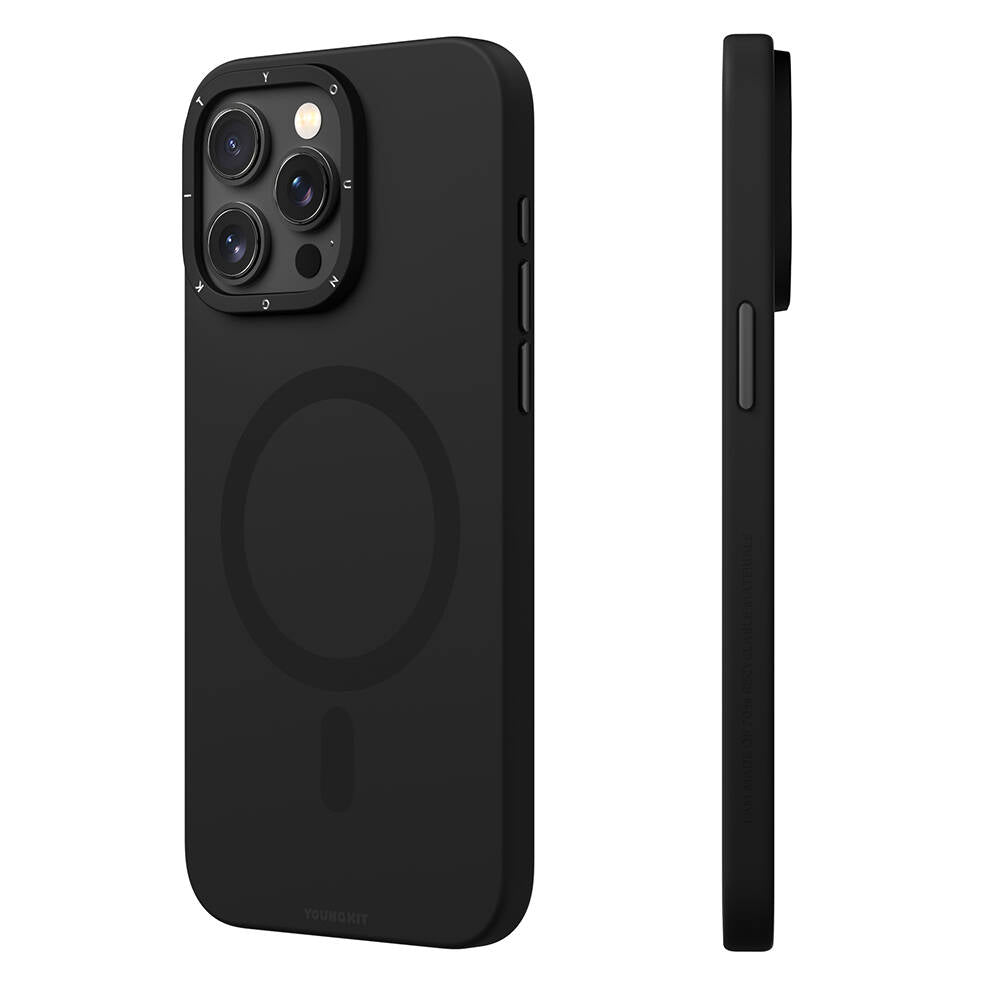 Youngkit Velvet Serisi iPhone 14 Pro Max Magsafe Şarj Özellikli Çizilmeye ve Aşınmaya Dayanıklı Telefon Kılıfı - 12