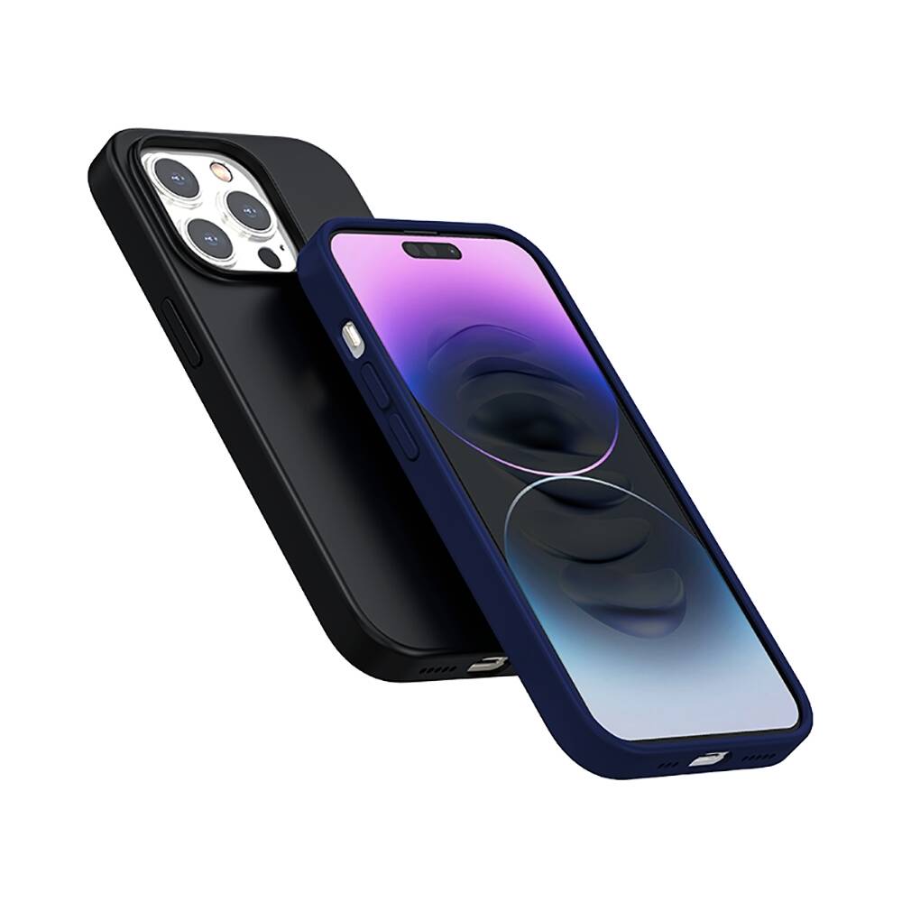 Recci Mousse Serisi iPhone 14 Pro Max M-safe Şarj Özellikli Liquid Silikon Kılıf