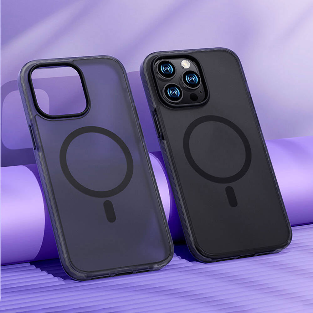 Benks Drop Resistance iPhone 14 Pro Max M-safe Şarj Özellikli Mat Arka Yüzey Kılıf