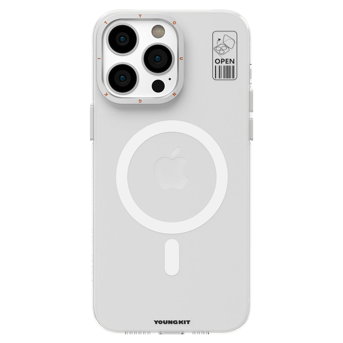 YoungKit Hermit Bracket Serisi iPhone 14 Pro Max Magsafe Şarj Özellikli Standlı Telefon Kılıfı - 5