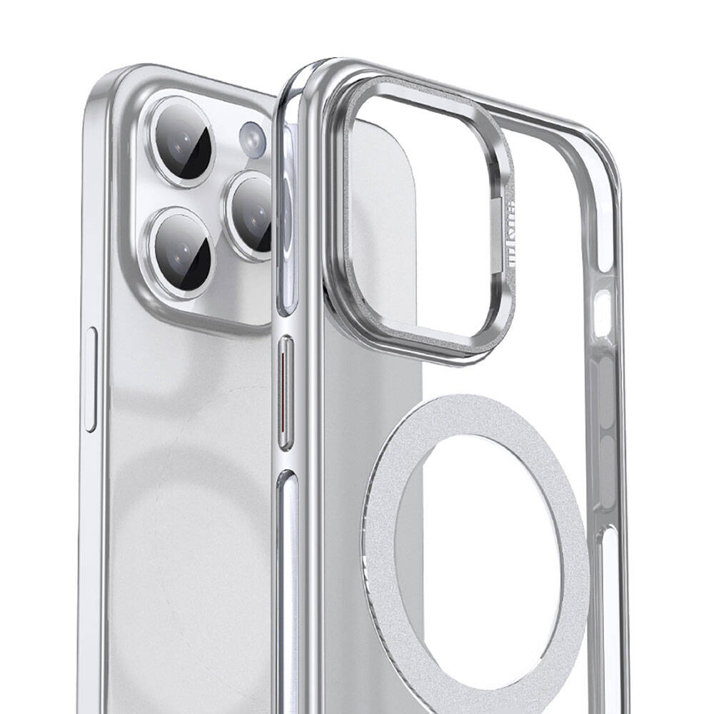 Wlons iPhone 14 Pro Max Magsafe Şarj Özellikli Standlı Efsane Kılıf