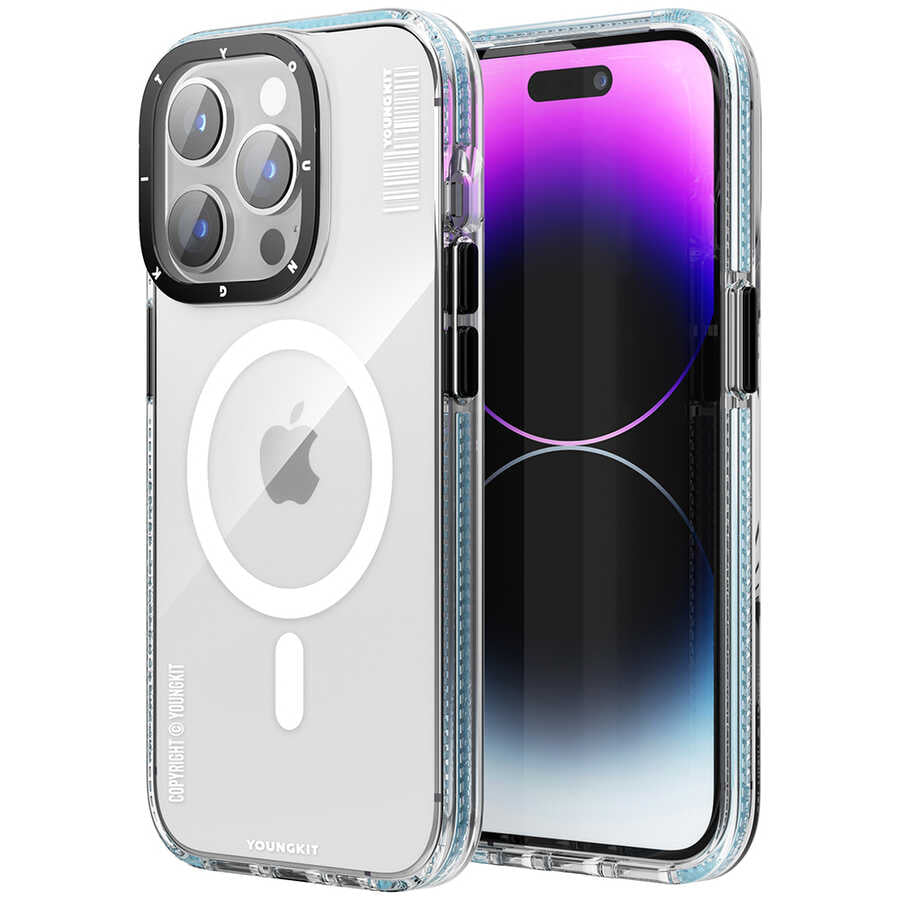 YoungKit Exquisite Serisi iPhone 14 Pro Max Magsafe Şarj Özellikli Telefon Kılıfı - 9