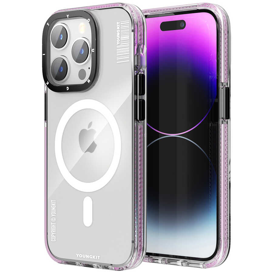 YoungKit Exquisite Serisi iPhone 14 Pro Max Magsafe Şarj Özellikli Telefon Kılıfı - 10