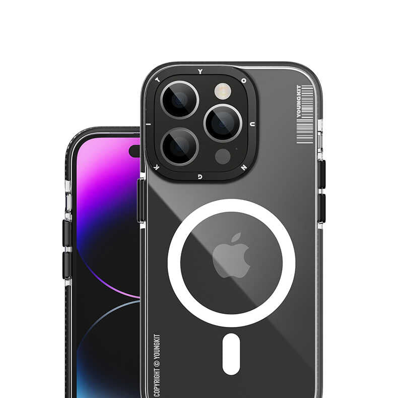 YoungKit Exquisite Serisi iPhone 14 Pro Max Magsafe Şarj Özellikli Telefon Kılıfı - 8