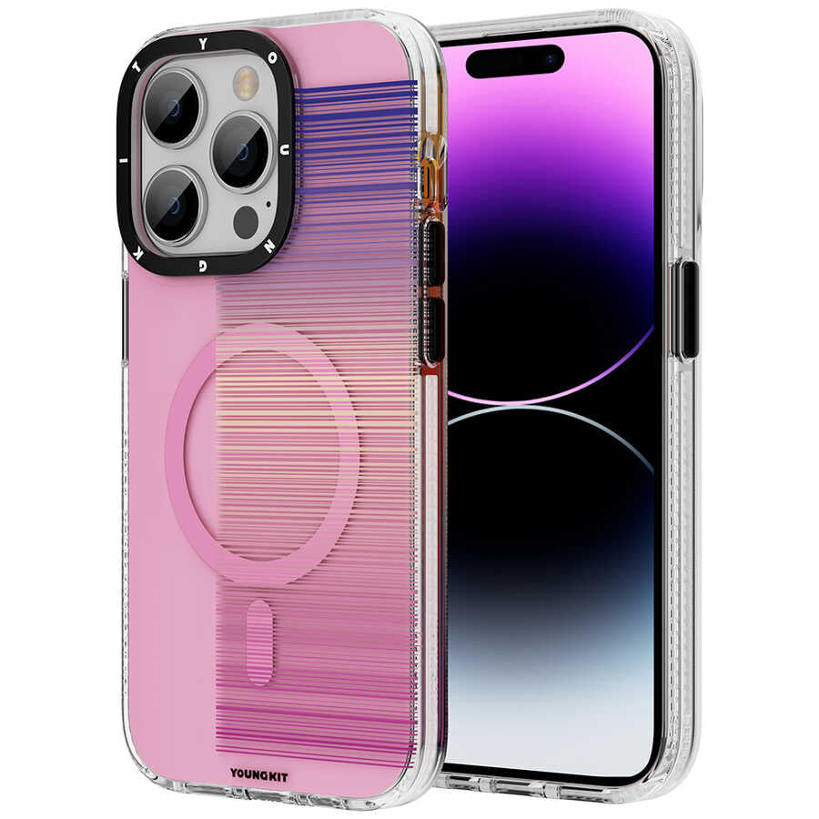 Youngkit Pure Serisi iPhone 14 Pro Max Magsafe Şarj Özellikli Telefon Kılıfı - 10