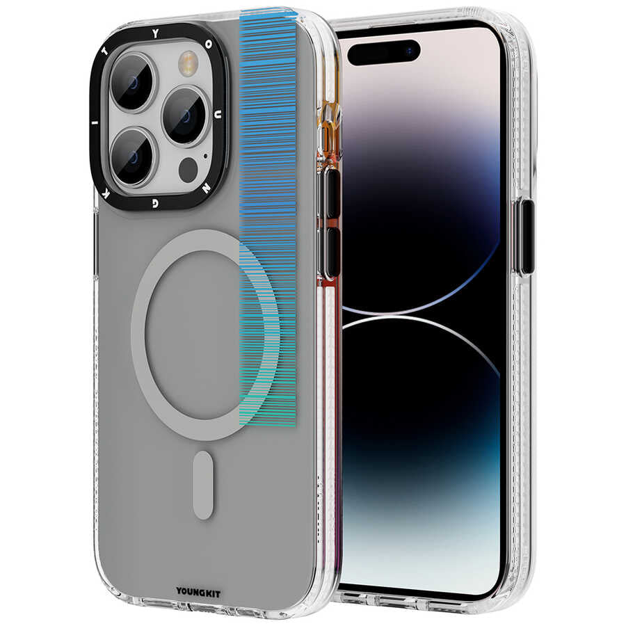 Youngkit Pure Serisi iPhone 14 Pro Max Magsafe Şarj Özellikli Telefon Kılıfı - 2