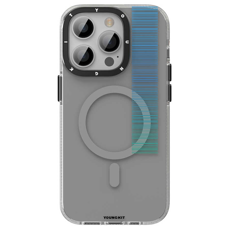 Youngkit Pure Serisi iPhone 14 Pro Max Magsafe Şarj Özellikli Telefon Kılıfı - 3
