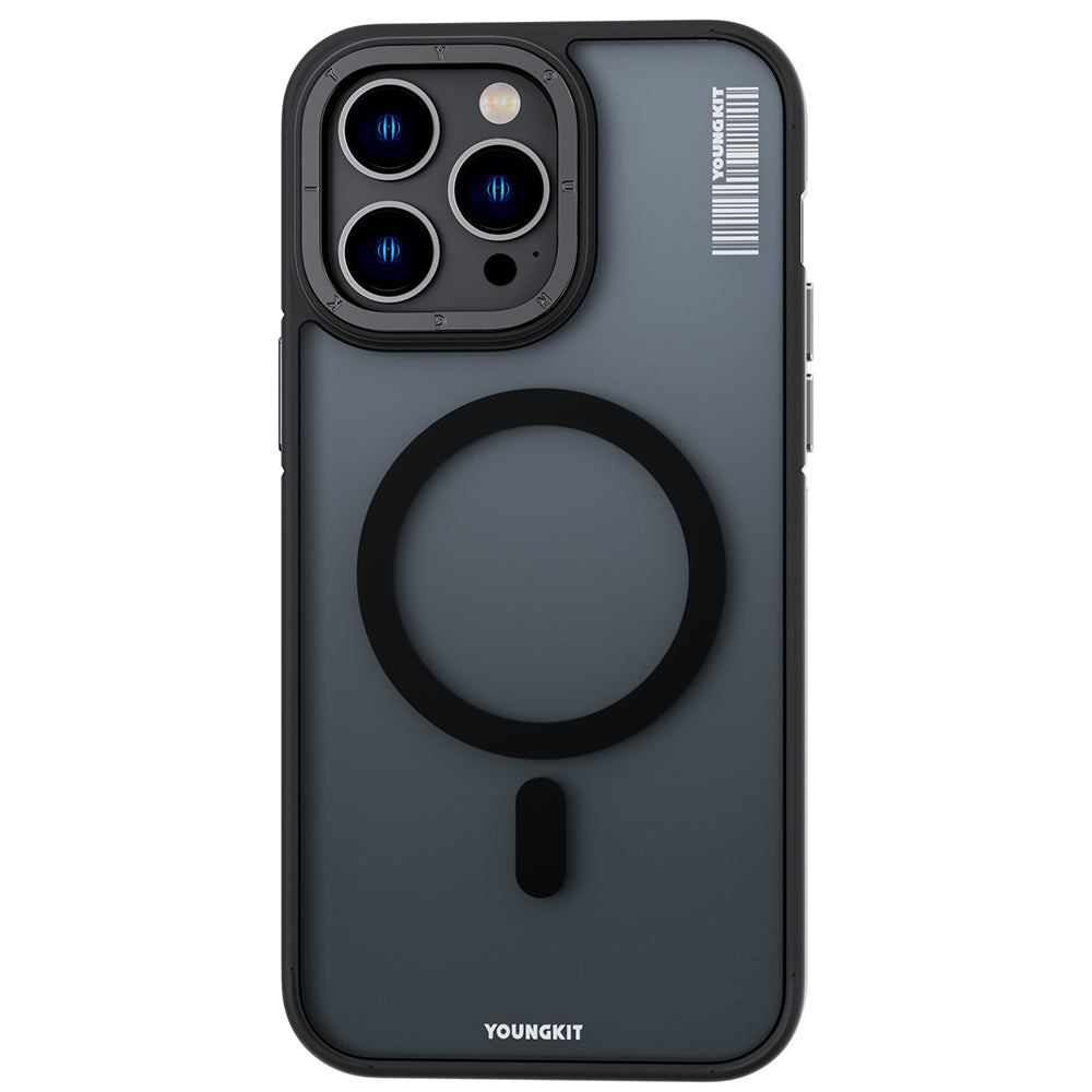 Youngkit Rock Sand Serisi iPhone 14 Pro Max Magsafe Şarj Özellikli Telefon Kılıfı - 3