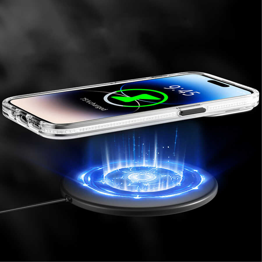 Youngkit Water-Ink Serisi iPhone 14 Pro Max Magsafe Şarj Özellikli Kapak - 7