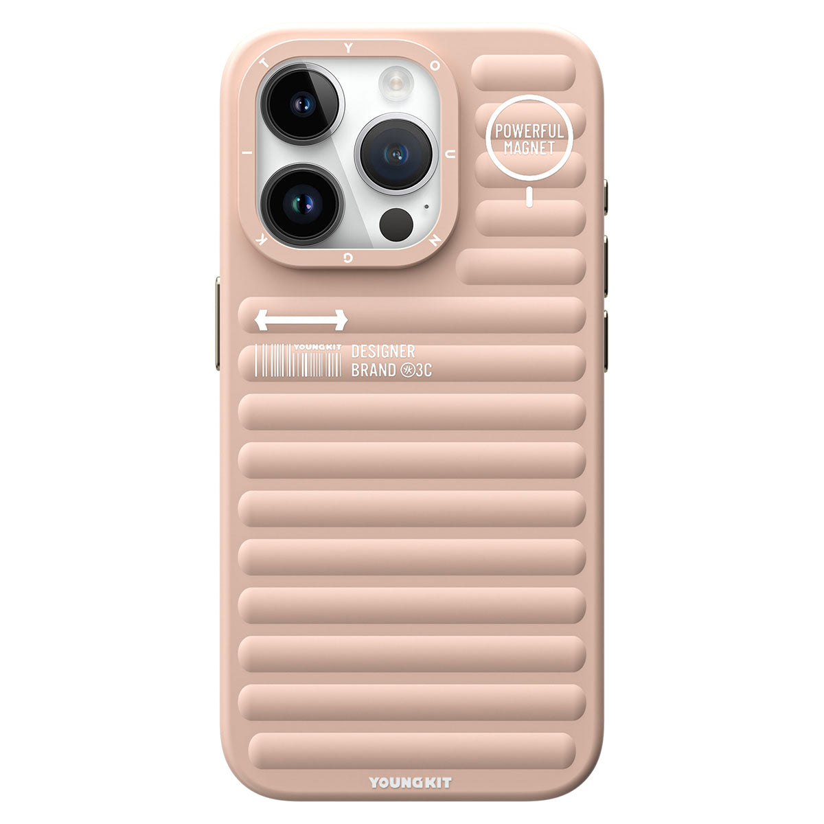 YoungKit Original Serisi iPhone 14 Pro Max Mat Renkli Tasarım Telefon Kılıfı - 2