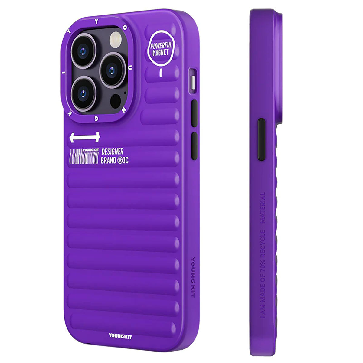 YoungKit Original Serisi iPhone 14 Pro Max Mat Renkli Tasarım Telefon Kılıfı - 6
