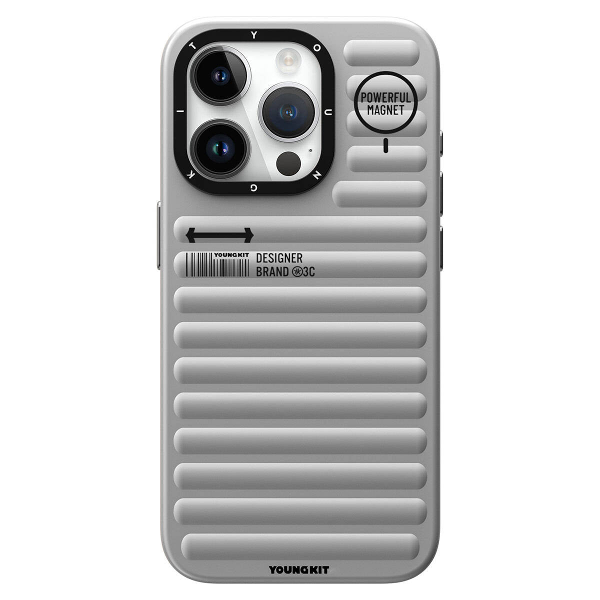 YoungKit Original Serisi iPhone 14 Pro Max Mat Renkli Tasarım Telefon Kılıfı - 10