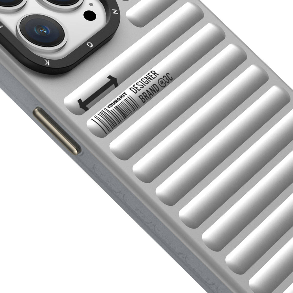 YoungKit Original Serisi iPhone 14 Pro Max Mat Renkli Tasarım Telefon Kılıfı - 9