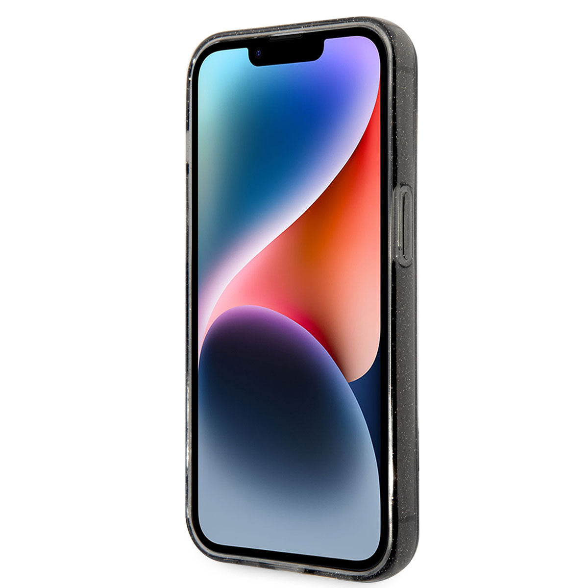 Karl Lagerfeld iPhone 14 Pro Max Transparan Simli K&C Dizayn Telefon Kılıfı - 4