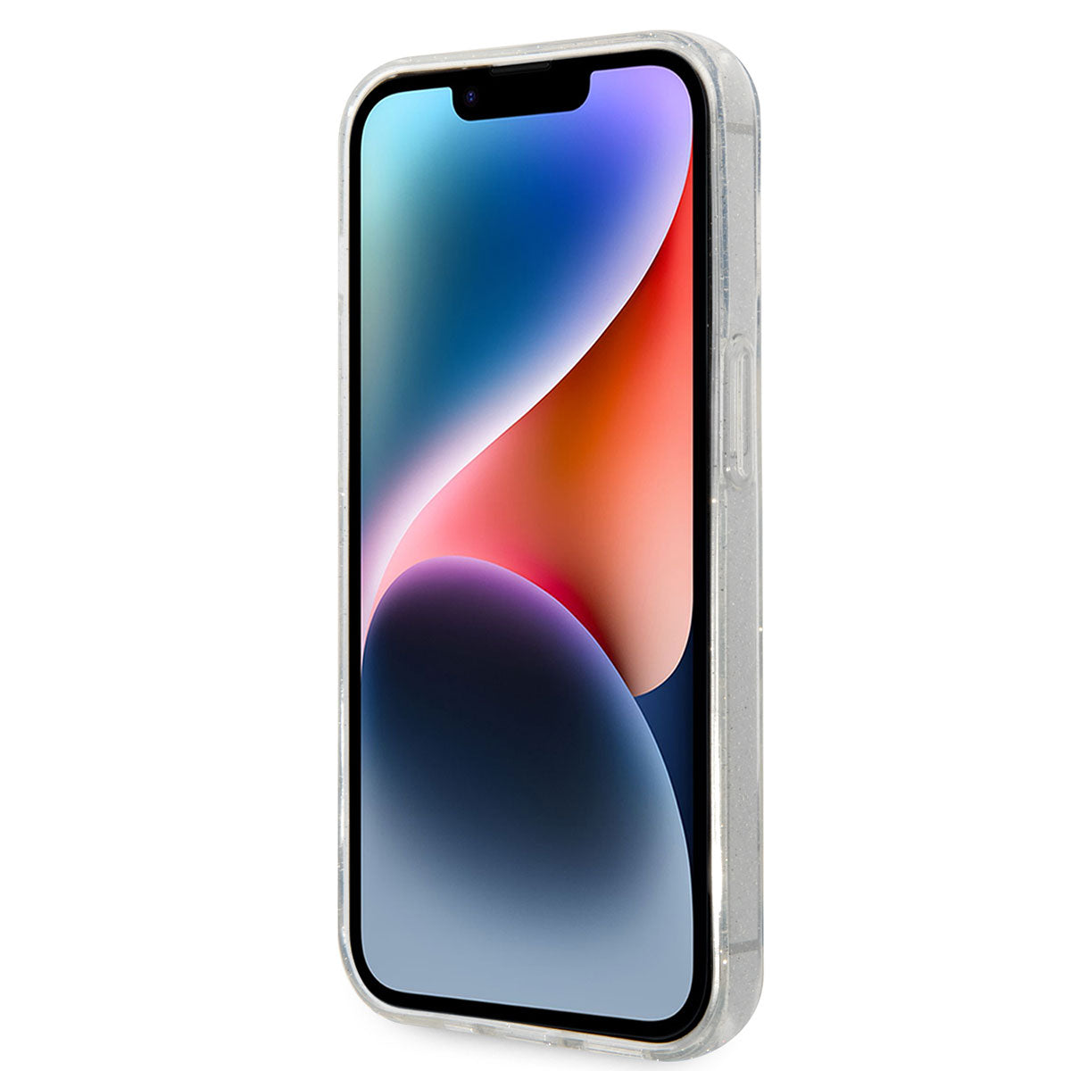 Karl Lagerfeld iPhone 14 Pro Max Transparan Simli K&C Dizayn Telefon Kılıfı - 9
