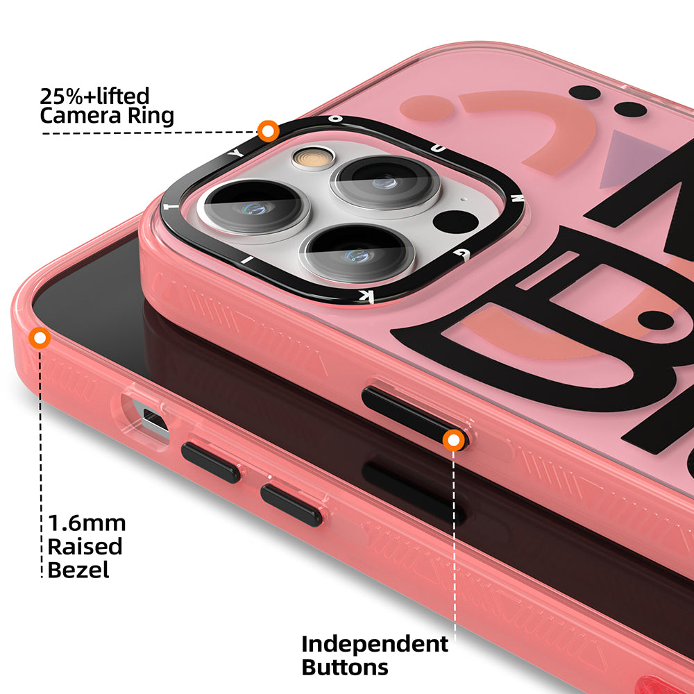 YoungKit Happy Mood Serisi iPhone 14 Pro Max Mutlu Mod Figürlü Telefon Kılıfı - 4