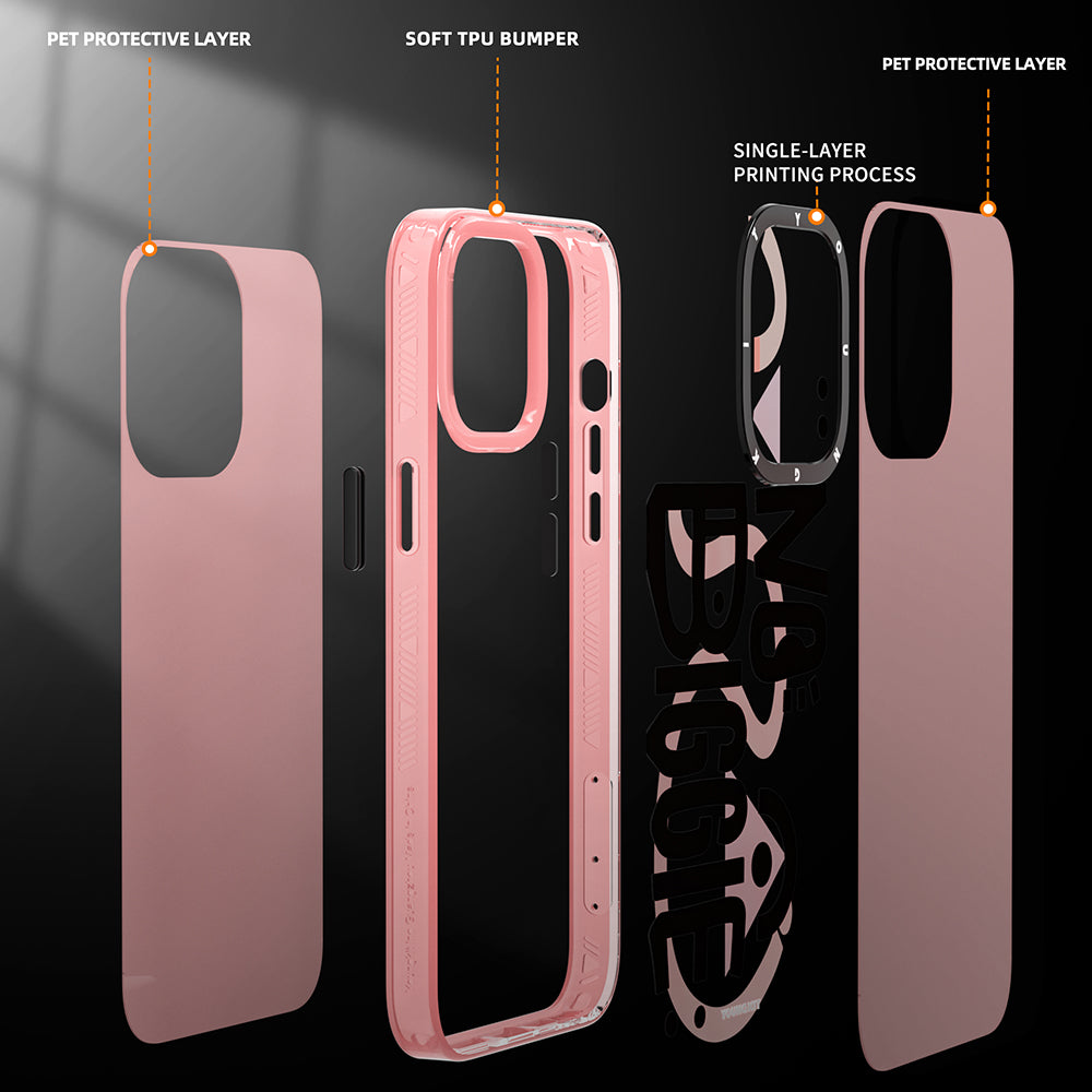 YoungKit Happy Mood Serisi iPhone 14 Pro Max Mutlu Mod Figürlü Telefon Kılıfı - 6