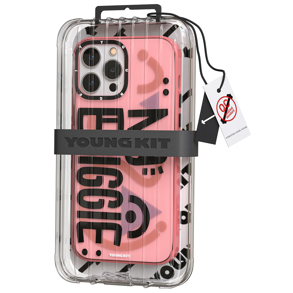 YoungKit Happy Mood Serisi iPhone 14 Pro Max Mutlu Mod Figürlü Telefon Kılıfı - 7