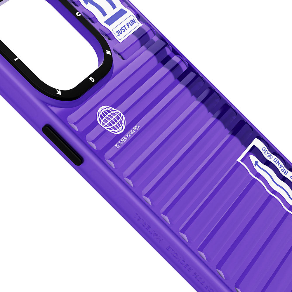 YoungKit Fluorite Serisi iPhone 14 Pro Max Şeffaf Renkli Tasarım Telefon Kılıfı - 8