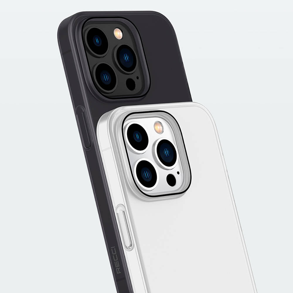 Recci Elite Serisi iPhone 14 Pro Max Kılıf Ultra İnce Mat PC Arka Yüzey Kılıf