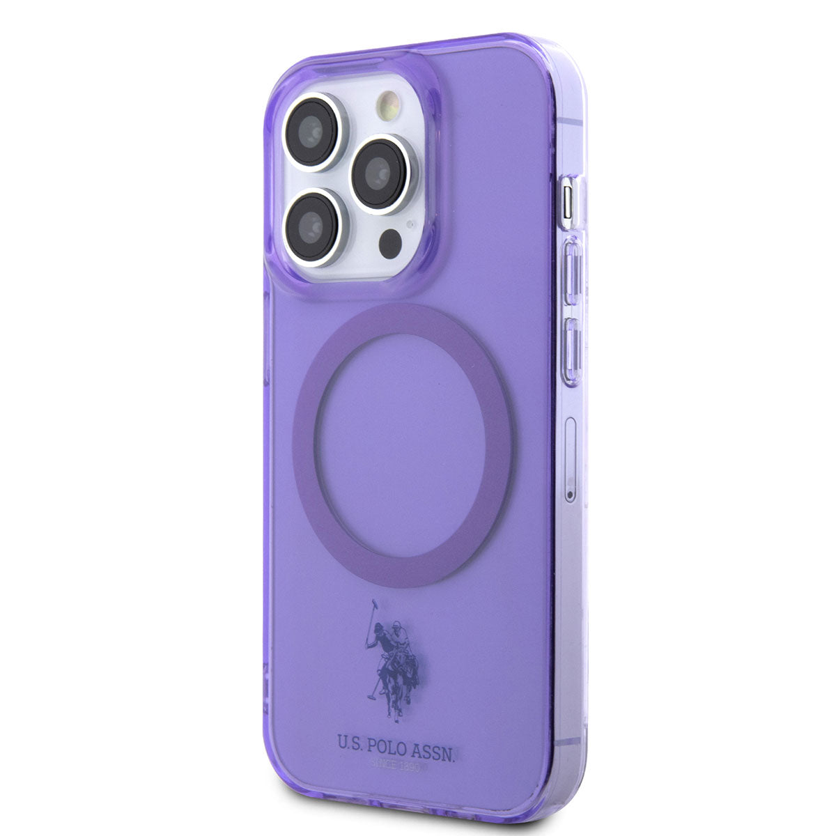 U.S. POLO ASSN. iPhone 14 Pro Max Magsafe Şarj Özellikli Transparan Tasarım Telefon Kılıfı - 2