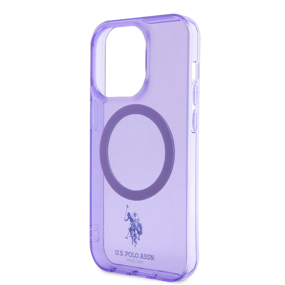 U.S. POLO ASSN. iPhone 14 Pro Max Magsafe Şarj Özellikli Transparan Tasarım Telefon Kılıfı - 5