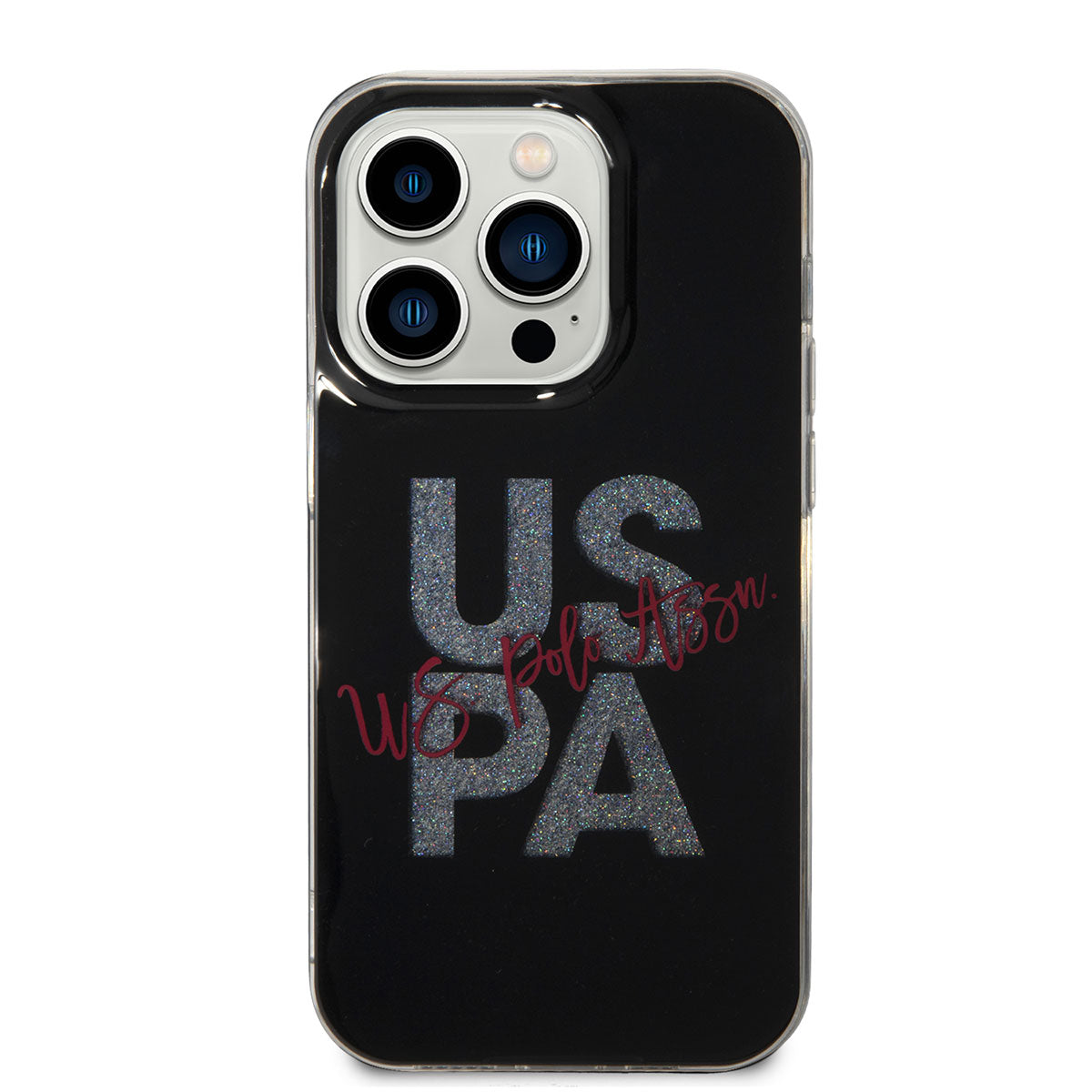 U.S. POLO ASSN. iPhone 14 Pro Max Simli Parlak Alfabe Tasarım Telefon Kılıfı - 4