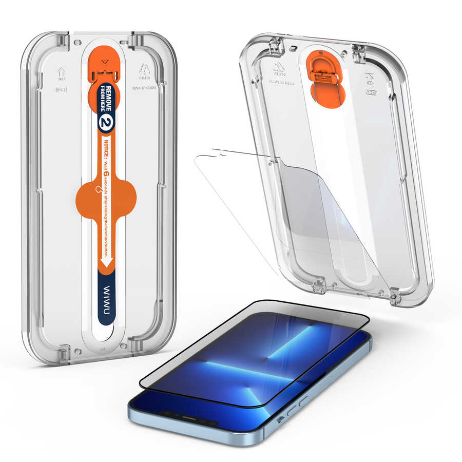Wiwu Easy İnstall iPhone 14 Pro iVista Super Hardness Ekran Koruyucu - 7