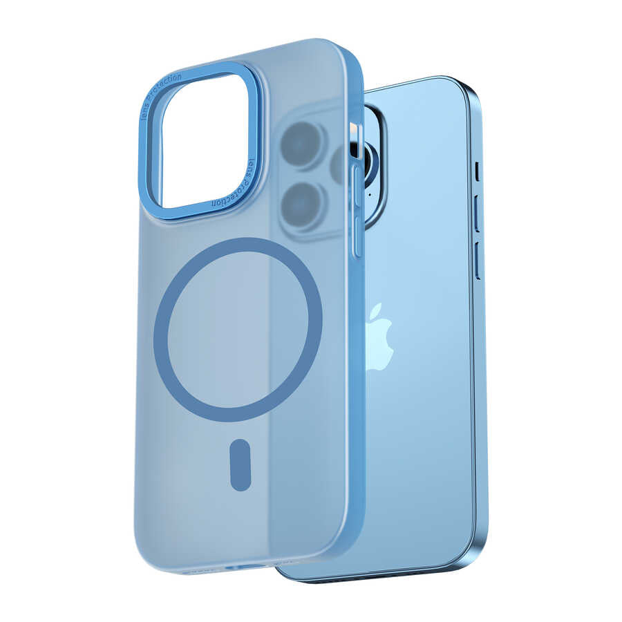 iPhone 14 Pro Wiwu Frosted Magnetic Buzlu Sert PC Kılıf - 6