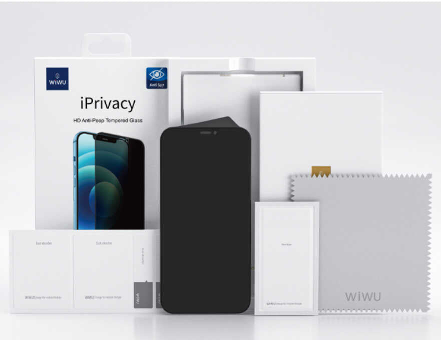 Wiwu iPrivacy iPhone 14 Pro HD Anti-Peep Ekran Koruyucu - 19