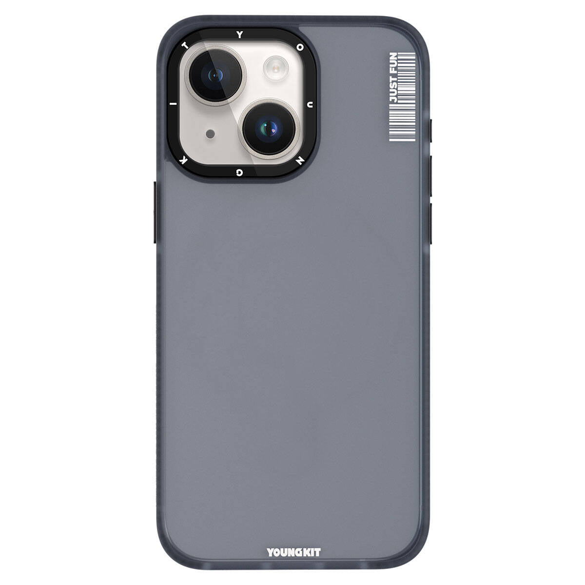 Youngkit Colored Sand Serisi iPhone 15 Buzlu Mat Tasarım Telefon Kılıfı - 2
