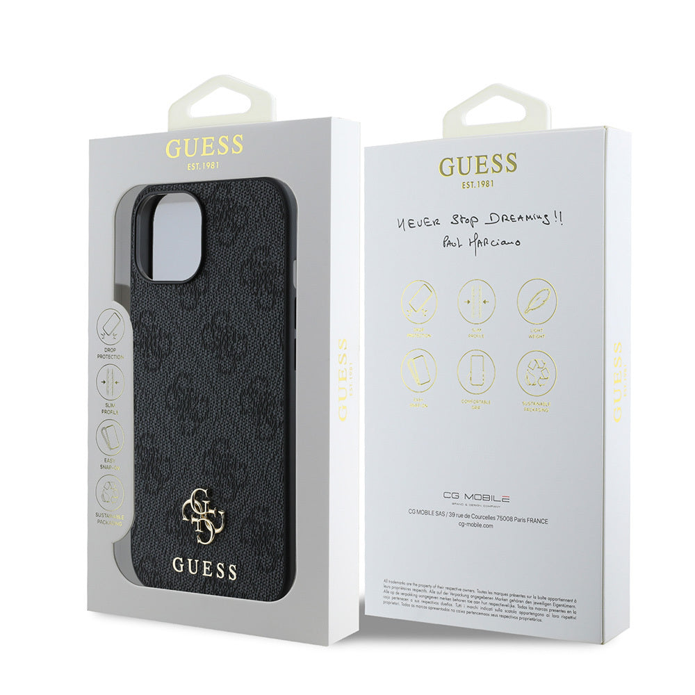 Guess iPhone 15 Orjinal Lisanslı M-safe Şarj Özellikli Small 4G Classic Kılıf