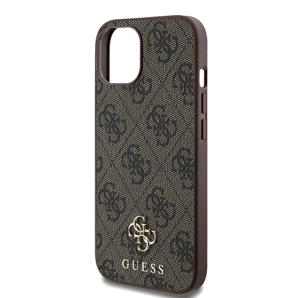 Guess iPhone 15 Orjinal Lisanslı M-safe Şarj Özellikli Small 4G Classic Kılıf