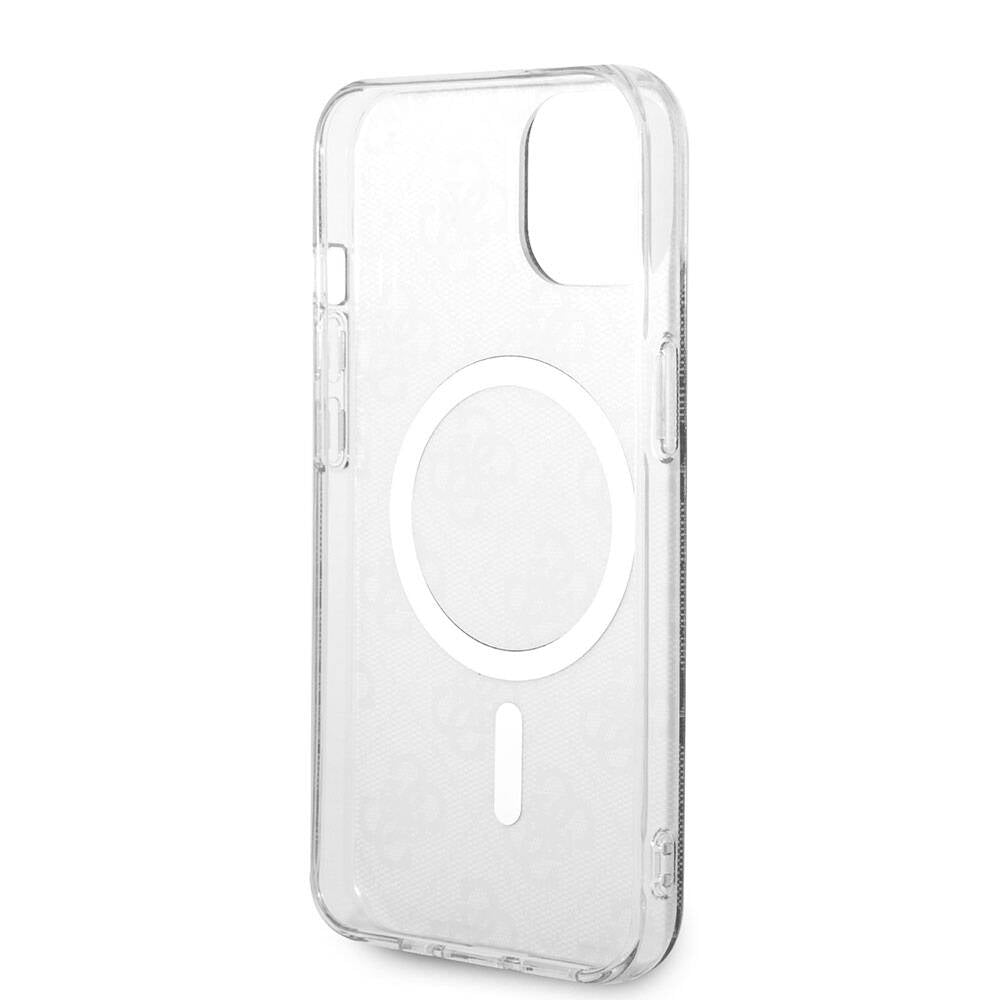 Guess iPhone 15 Orjinal Lisanslı Magsafe Şarj Özellikli Yazı Logolu 4G Desenli Telefon Kılıfı - 6