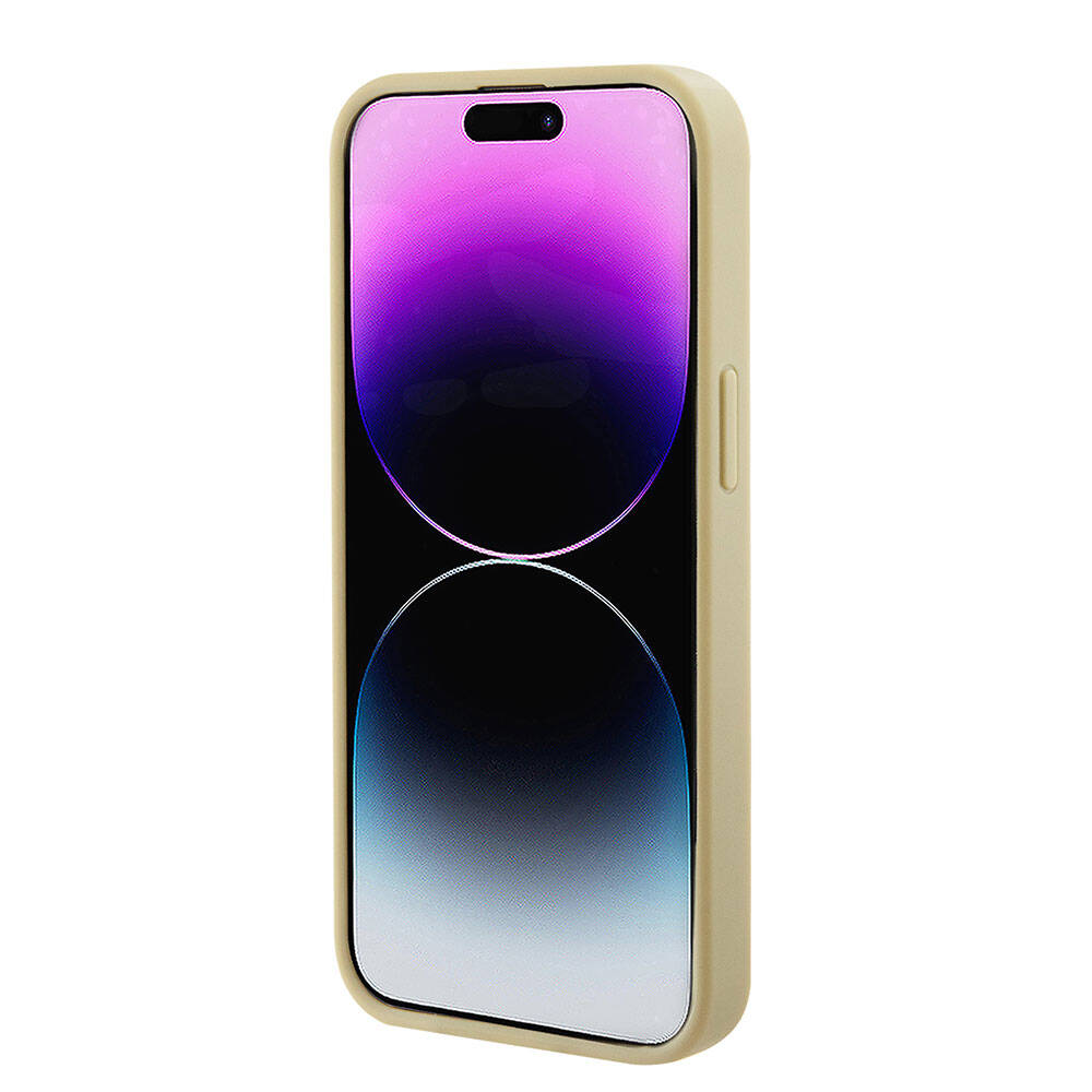 Guess iPhone 15 Orjinal Lisanslı Magsafe Şarj Özellikli Yazı Logolu Saffiano Telefon Kılıfı - 7